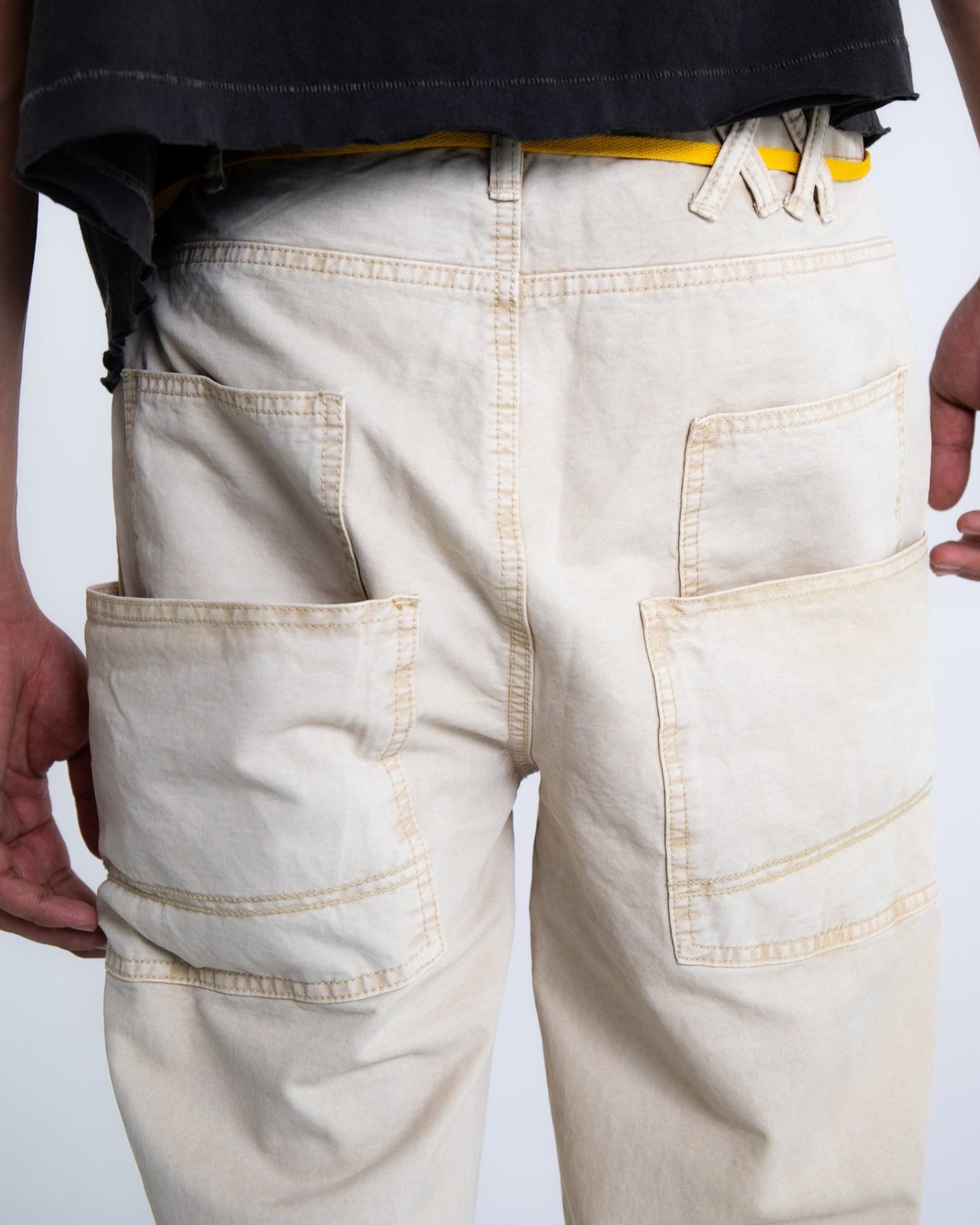 OVERDYED PAINTER PANT BIEGE