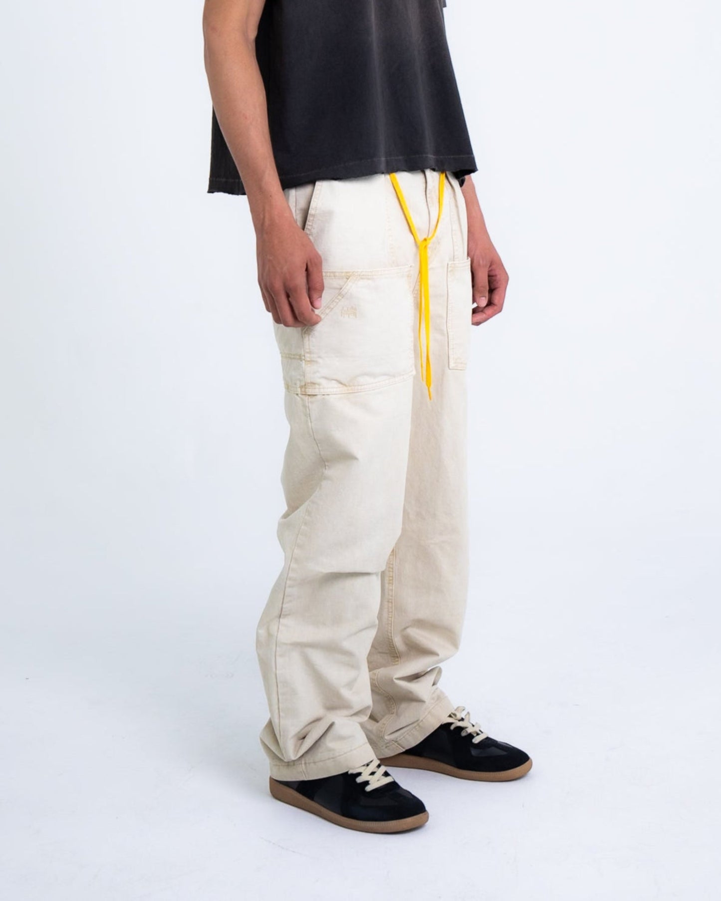 OVERDYED PAINTER PANT BIEGE