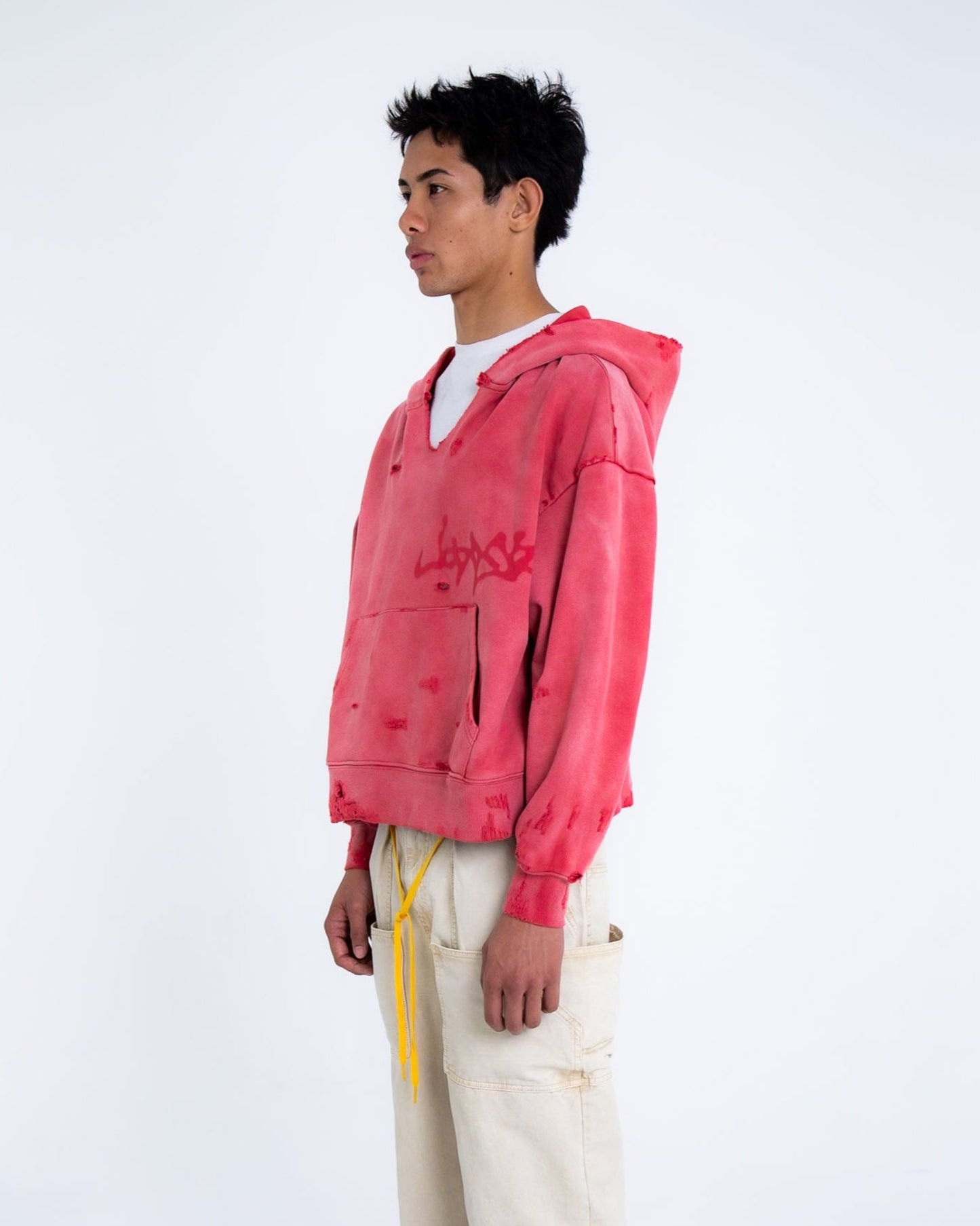 RECYCLED HOODIE BRICK
