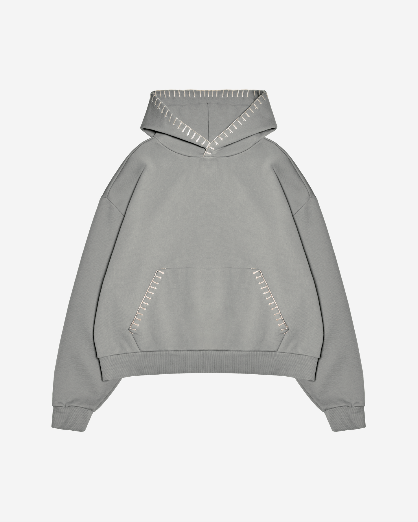 STITCHWORK UNIFORM HOODIE SAGE