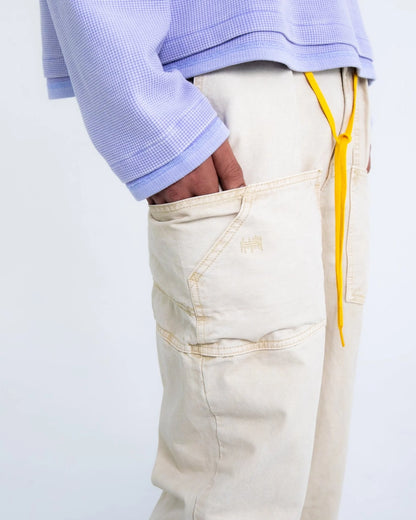 OVERDYED PAINTER PANT BIEGE