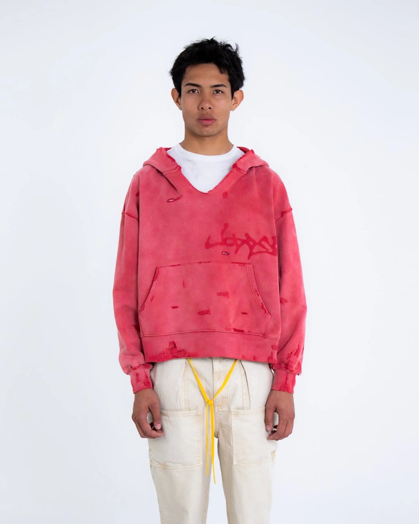 RECYCLED HOODIE BRICK