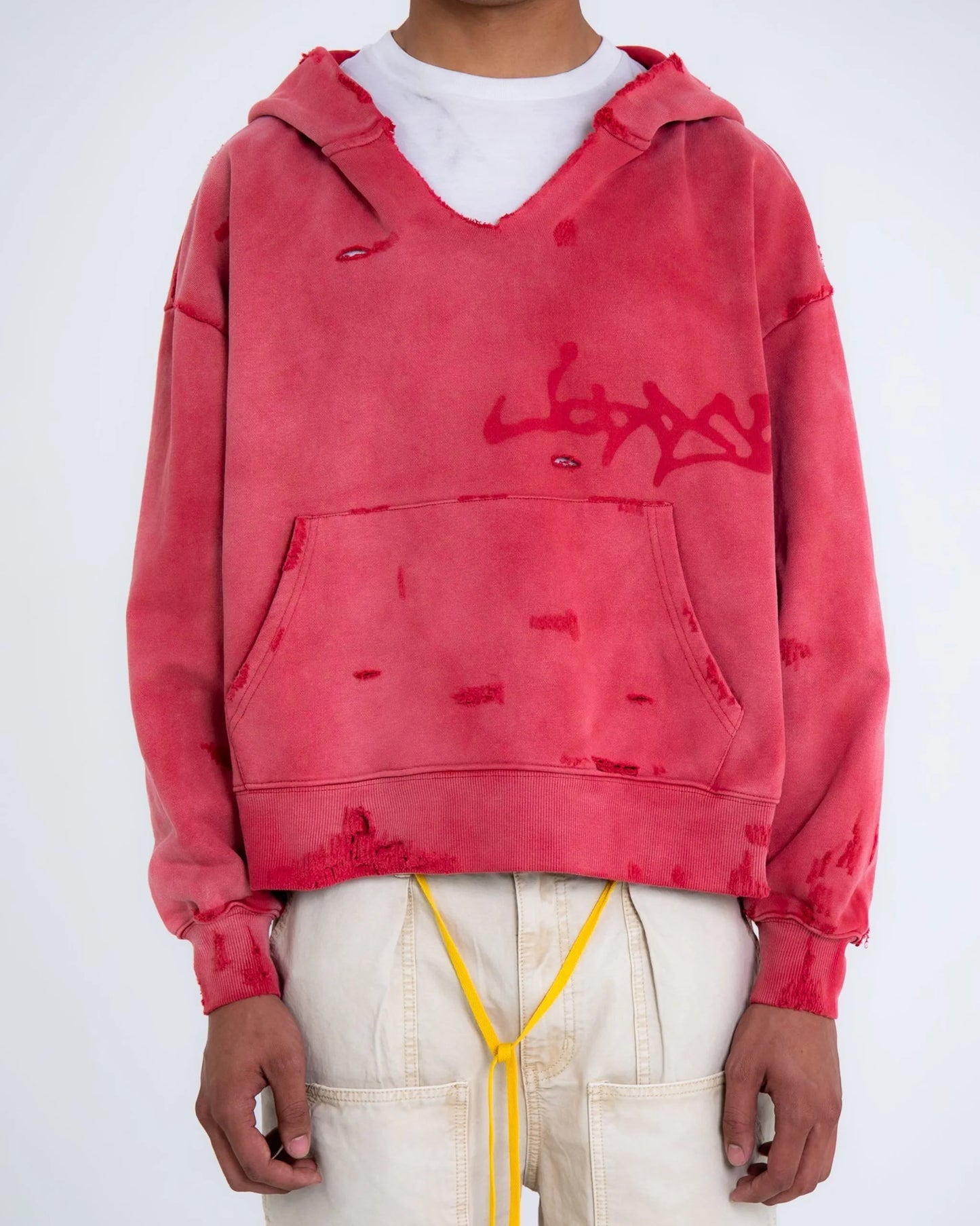RECYCLED HOODIE BRICK