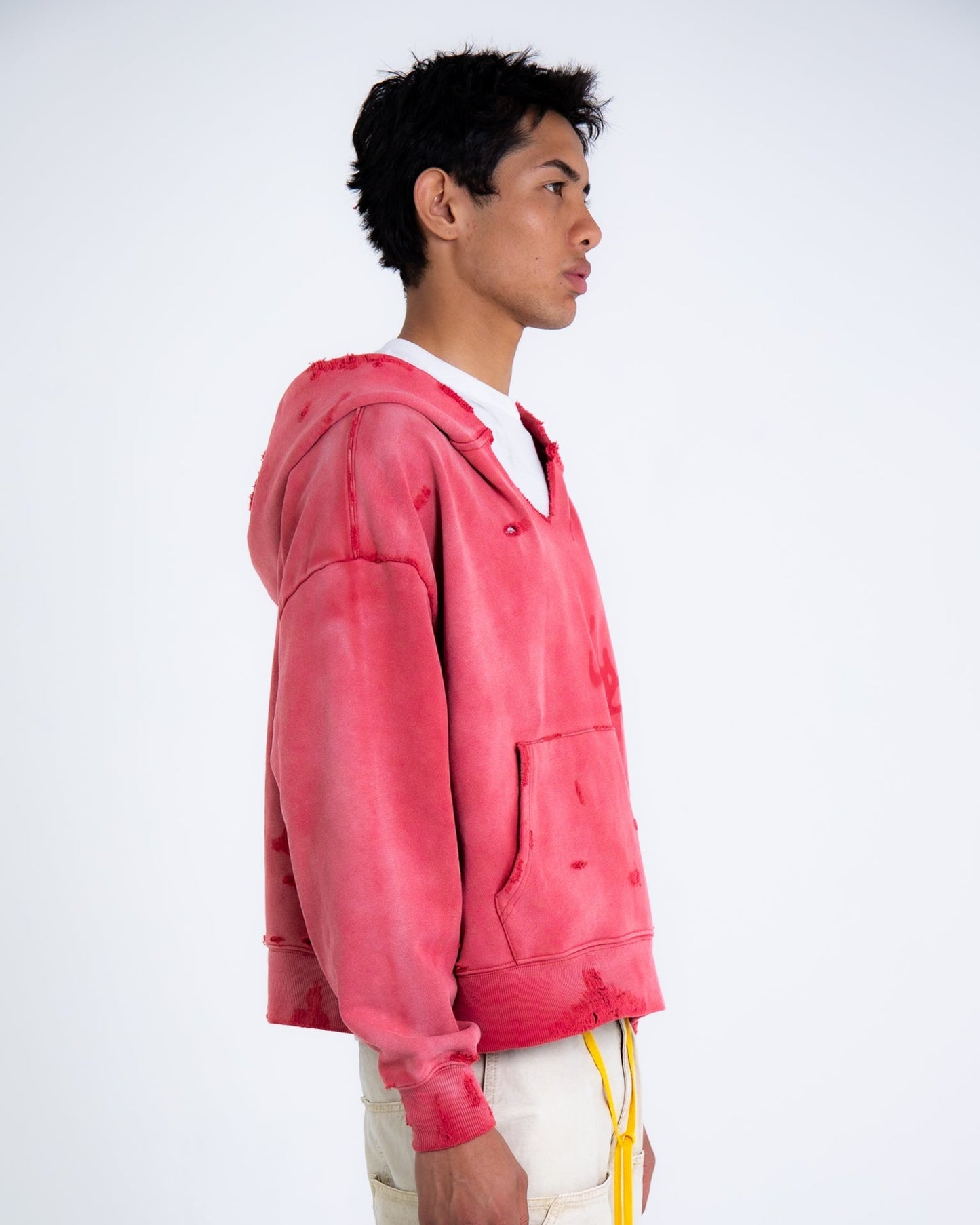 RECYCLED HOODIE BRICK