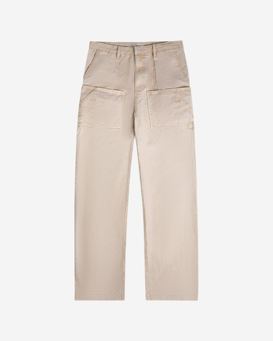 OVERDYED PAINTER PANT BIEGE