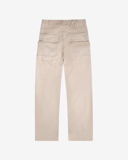 OVERDYED PAINTER PANT BIEGE