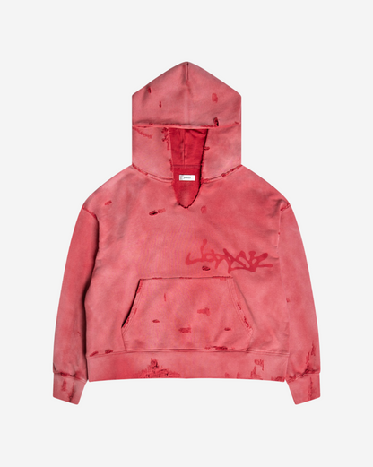 RECYCLED HOODIE BRICK