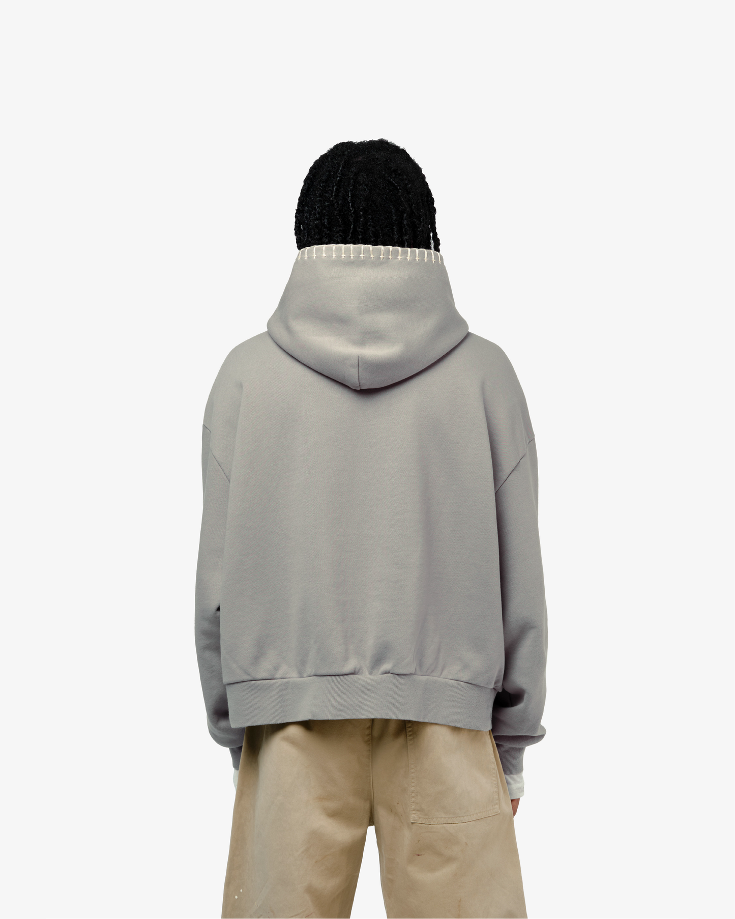 STITCHWORK UNIFORM HOODIE SAGE